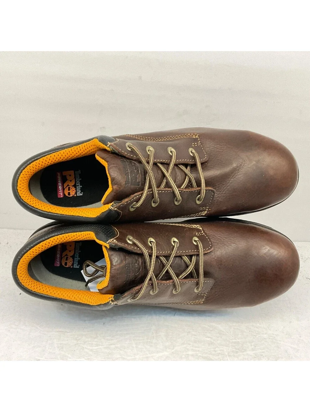 Timberland PRO Men's Low TiTAN Safety Toe WP Work Shoes 47028 Brown Size 14M